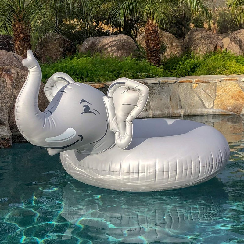 GoFloats Trunks The Elephant Party Tube Inflatable Raft - Fun Pool Float for Adults and Kids - Image 4